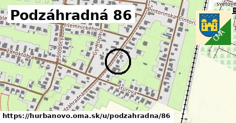 Podzáhradná 86, Hurbanovo