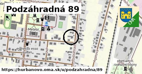 Podzáhradná 89, Hurbanovo