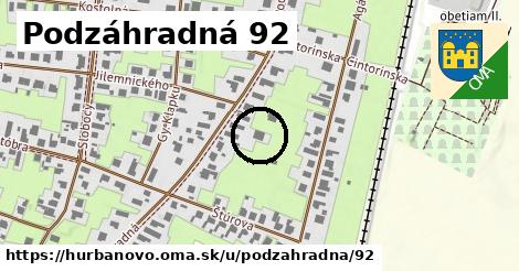 Podzáhradná 92, Hurbanovo