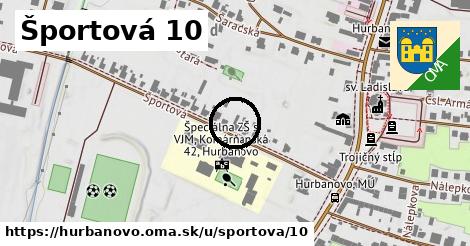 Športová 10, Hurbanovo