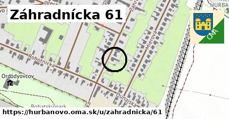 Záhradnícka 61, Hurbanovo