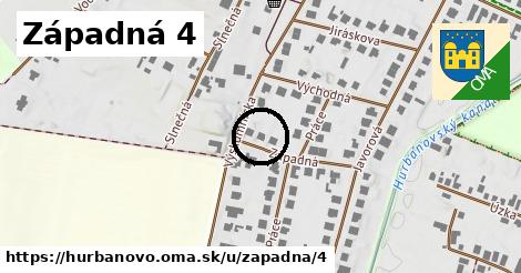 Západná 4, Hurbanovo