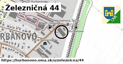 Železničná 44, Hurbanovo