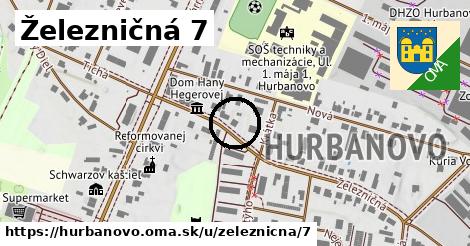 Železničná 7, Hurbanovo