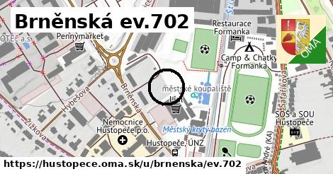 Brněnská ev.702, Hustopeče