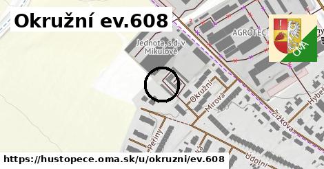 Okružní ev.608, Hustopeče