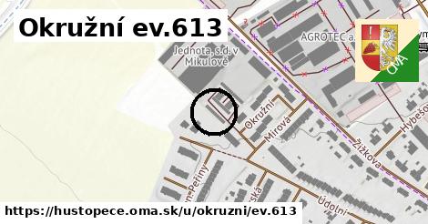 Okružní ev.613, Hustopeče