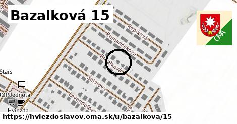 Bazalková 15, Hviezdoslavov