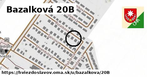 Bazalková 20B, Hviezdoslavov