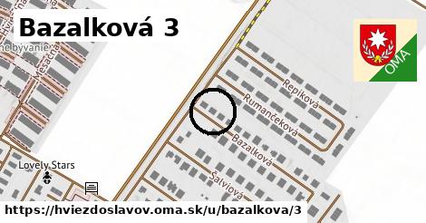 Bazalková 3, Hviezdoslavov