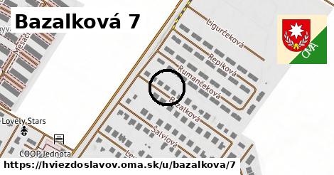 Bazalková 7, Hviezdoslavov