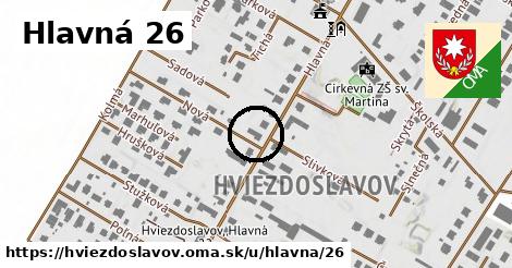 Hlavná 26, Hviezdoslavov