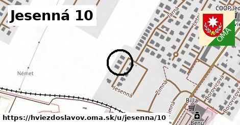 Jesenná 10, Hviezdoslavov