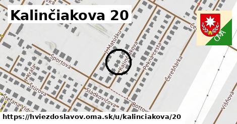 Kalinčiakova 20, Hviezdoslavov