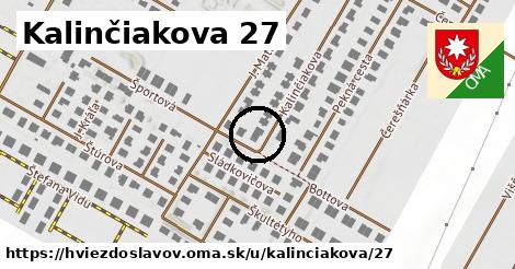 Kalinčiakova 27, Hviezdoslavov