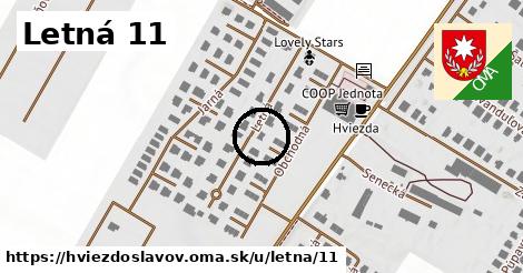 Letná 11, Hviezdoslavov