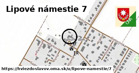 Lipové námestie 7, Hviezdoslavov