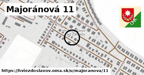 Majoránová 11, Hviezdoslavov