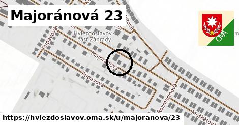 Majoránová 23, Hviezdoslavov