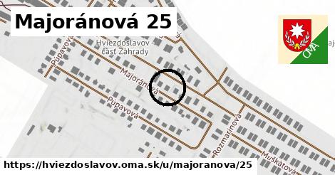 Majoránová 25, Hviezdoslavov