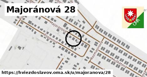 Majoránová 28, Hviezdoslavov