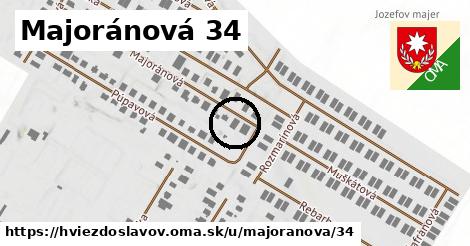 Majoránová 34, Hviezdoslavov