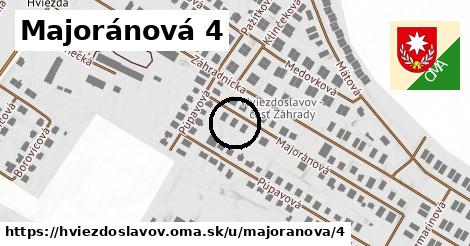 Majoránová 4, Hviezdoslavov