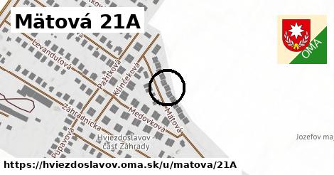Mätová 21A, Hviezdoslavov