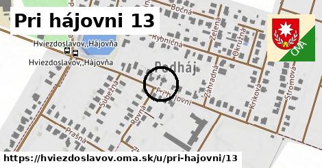 Pri hájovni 13, Hviezdoslavov