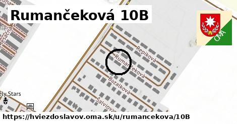 Rumančeková 10B, Hviezdoslavov