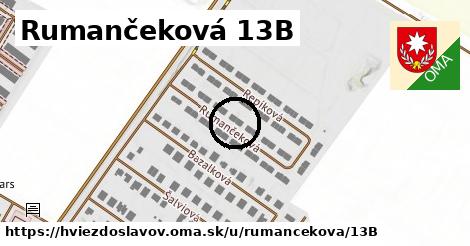 Rumančeková 13B, Hviezdoslavov