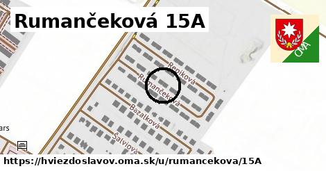 Rumančeková 15A, Hviezdoslavov