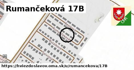 Rumančeková 17B, Hviezdoslavov