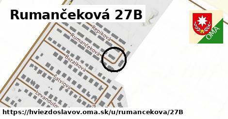 Rumančeková 27B, Hviezdoslavov