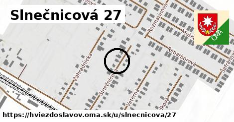 Slnečnicová 27, Hviezdoslavov