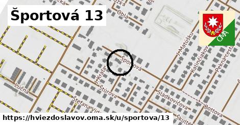 Športová 13, Hviezdoslavov