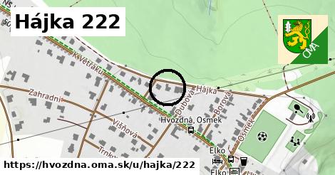 Hájka 222, Hvozdná