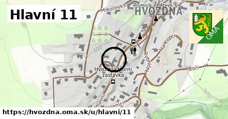 Hlavní 11, Hvozdná