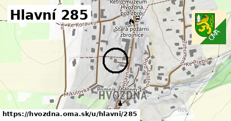 Hlavní 285, Hvozdná