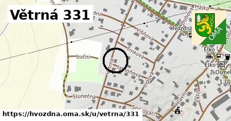 Větrná 331, Hvozdná