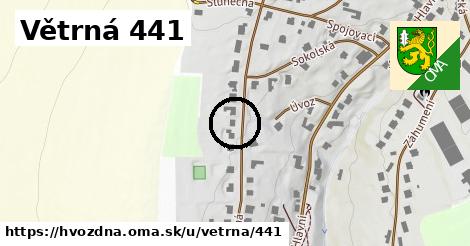 Větrná 441, Hvozdná