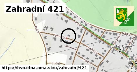 Zahradní 421, Hvozdná