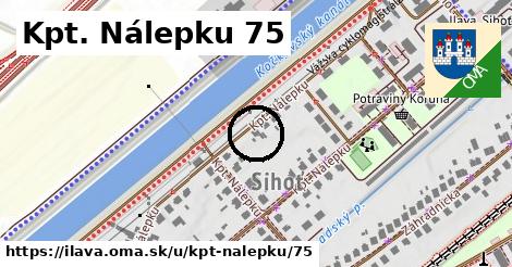 Kpt. Nálepku 75, Ilava