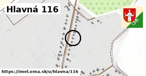 Hlavná 116, Imeľ