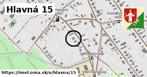 Hlavná 15, Imeľ