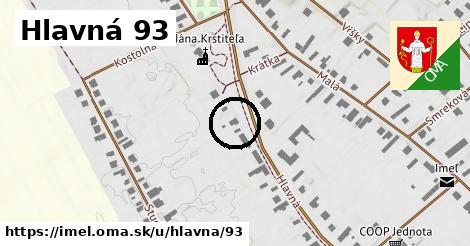 Hlavná 93, Imeľ