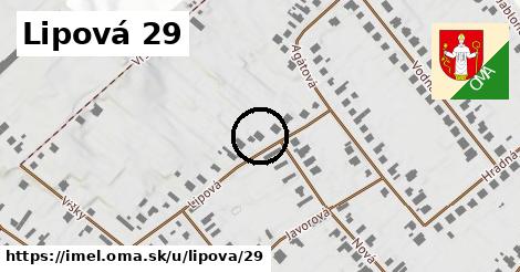 Lipová 29, Imeľ