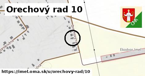 Orechový rad 10, Imeľ