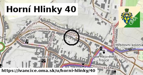 Horní Hlinky 40, Ivančice