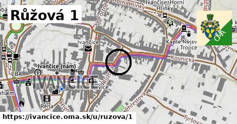 Růžová 1, Ivančice